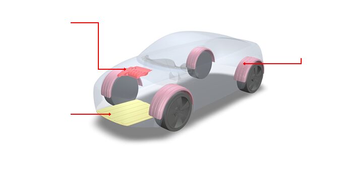 Precision Injection Molding In Automotive Industry, Engine Cover Parts